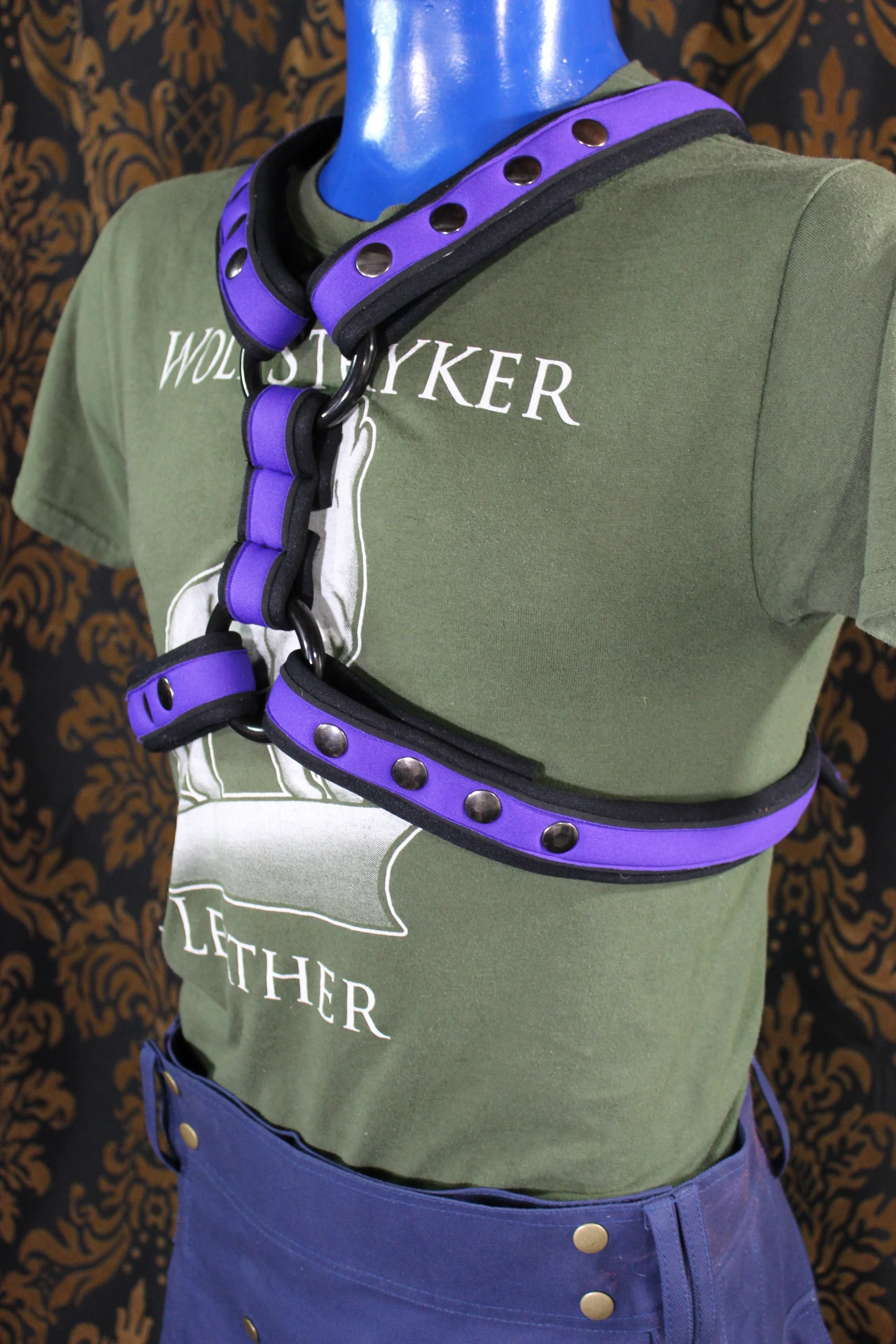 Neoprene Two-Toned Extended X Harness - Image 11