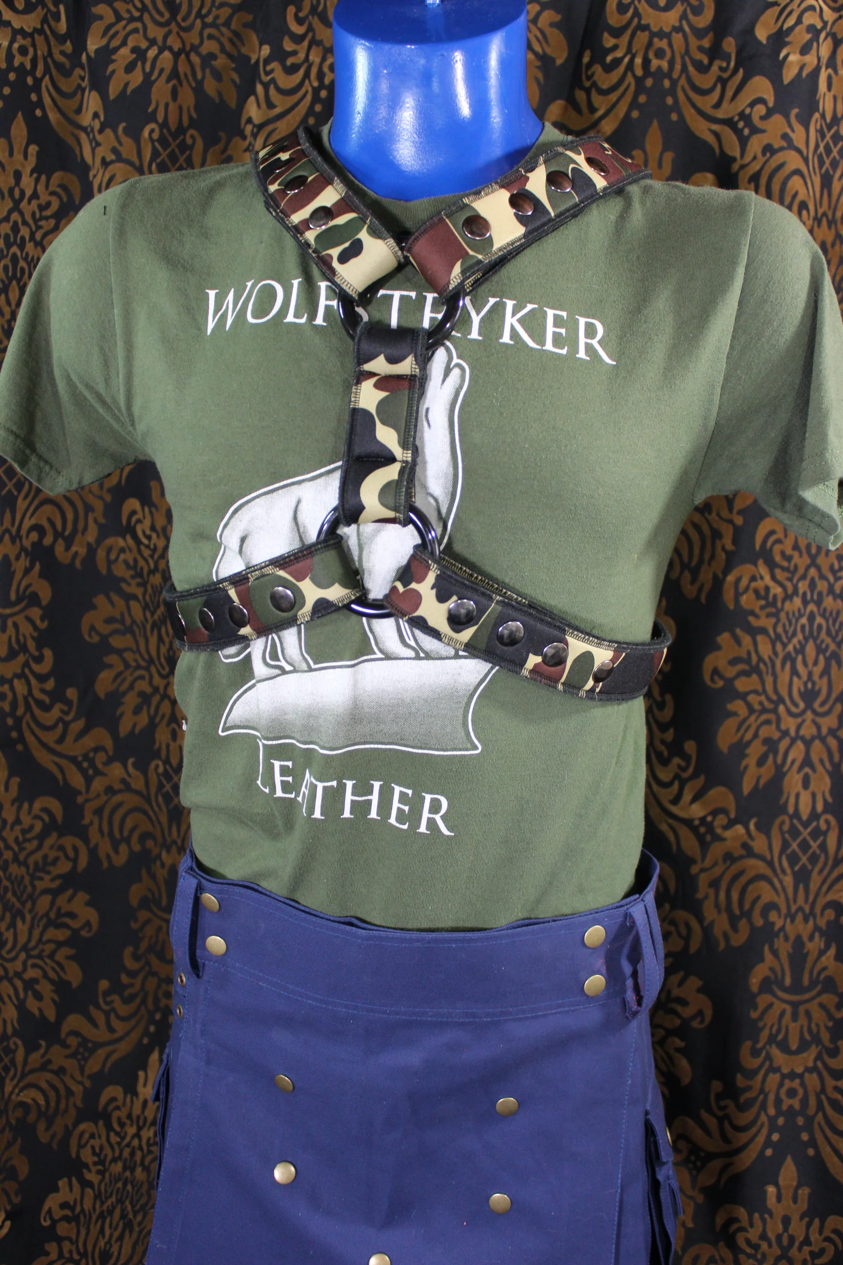 Neoprene Two-Toned Extended X Harness - Image 7